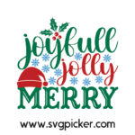 10- Joyfull Jolly Christmas SVG File