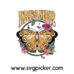 Dreamer Butterfly Retro Sublimation